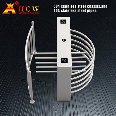Durable Tested Gate Full Height Turnstile 1.5mm Thickness 20 Persons / Min