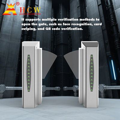 QR Code Flap Barrier Turnstile Biometric Recognition Access Control Turnstiles