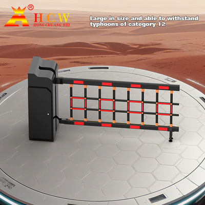 Parking Lot Fence Arm Barrier Gate CE EMC 3-6m Boom Length