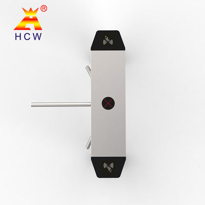 300-800mm Gate Length RFID Turnstile Gate Semi Automatic Pedestrian Security Gate