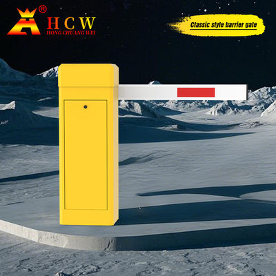 Ayarlanabilir 3-6s Elektrikli Boom Barrier Park Alanı Korrozyona ve solmaya karşı DC24V Motor Gücü 80W/120W AC220V±10% Güç kaynağı