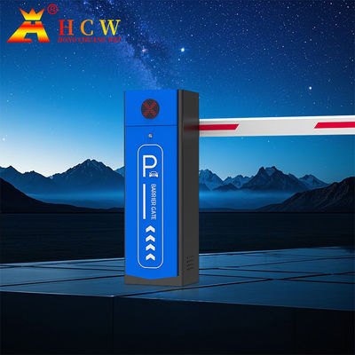 HCW Boom Barrier Gate LED ışığı ve ayarlanabilir hızla sel koruma güvenliği 340 * 250 * 1005mm