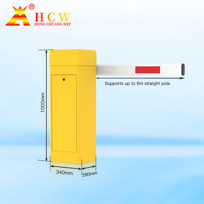1.5sn Hız Ayarlanabilir Park Bariyer Kapısı 24VDC Fırçasız Motor 200W