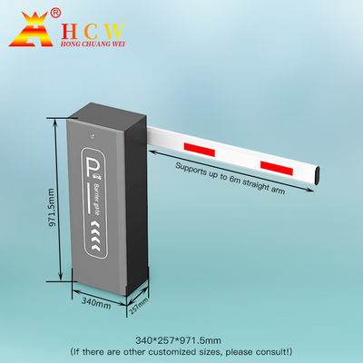 HCW Barrier gate 3-6m Drop Arm Automatic Lane Barrier for Parking Lots