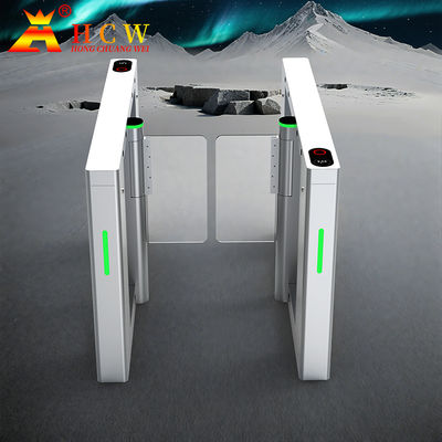 Customized Turnstile Security Gates 30W Swing Barrier Gate With Card Reader