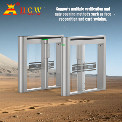 Full Automatic Bidirectional Swing Barrier Turnstile IP54 Access Control Swing Gate