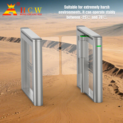 Full Automatic Bidirectional Swing Barrier Turnstile IP54 Access Control Swing Gate