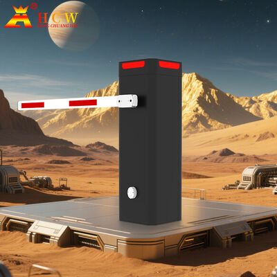 HCW ISO 9001/CE Sertifikalı Park Bariyer Kapısı, 340*340*1095mm Muhafaza ve Soğuk Haddelenmiş Çelik Konstrüksiyon